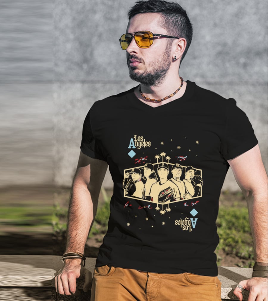 Los Angeles Dodgers Aces 2026 MLB Season Signatures T-Shirt