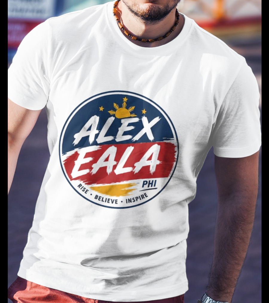 Alex Eala Rise Believe Inspire PHI Sun And Stars T-Shirt