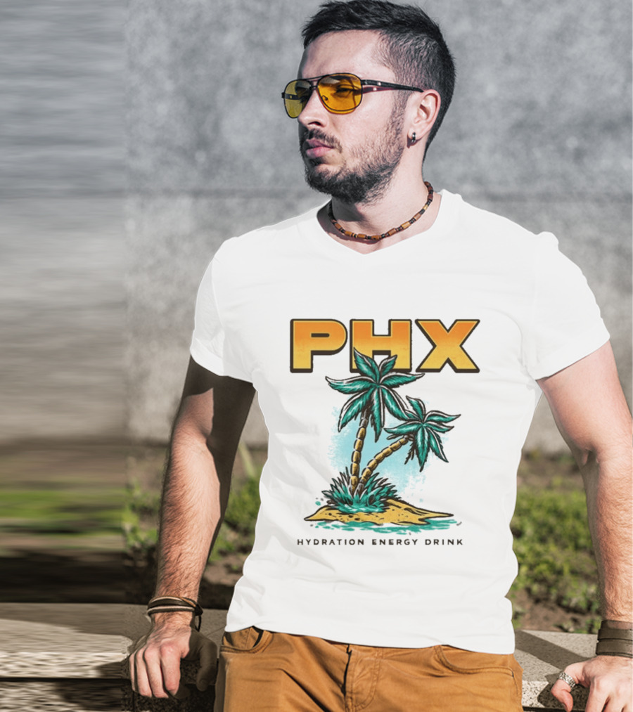 PHX Palm Tree Hydration Energy Drink T-Shirt