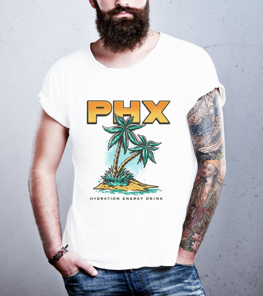 PHX Palm Tree Hydration Energy Drink T-Shirt