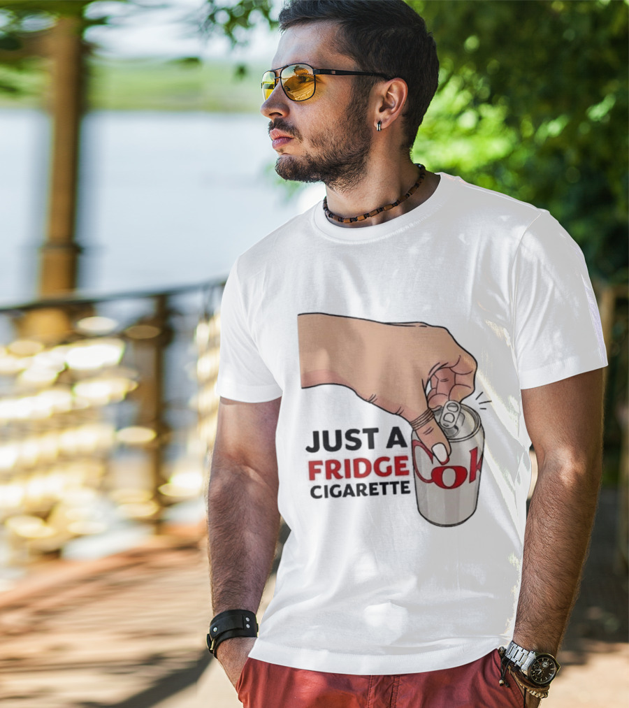 Just A Fridge Cigarette Coke Pop Art Can T-Shirt