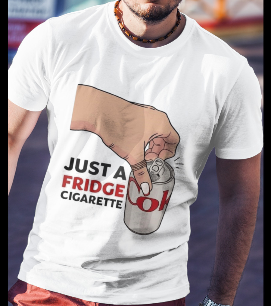 Just A Fridge Cigarette Coke Pop Art Can T-Shirt