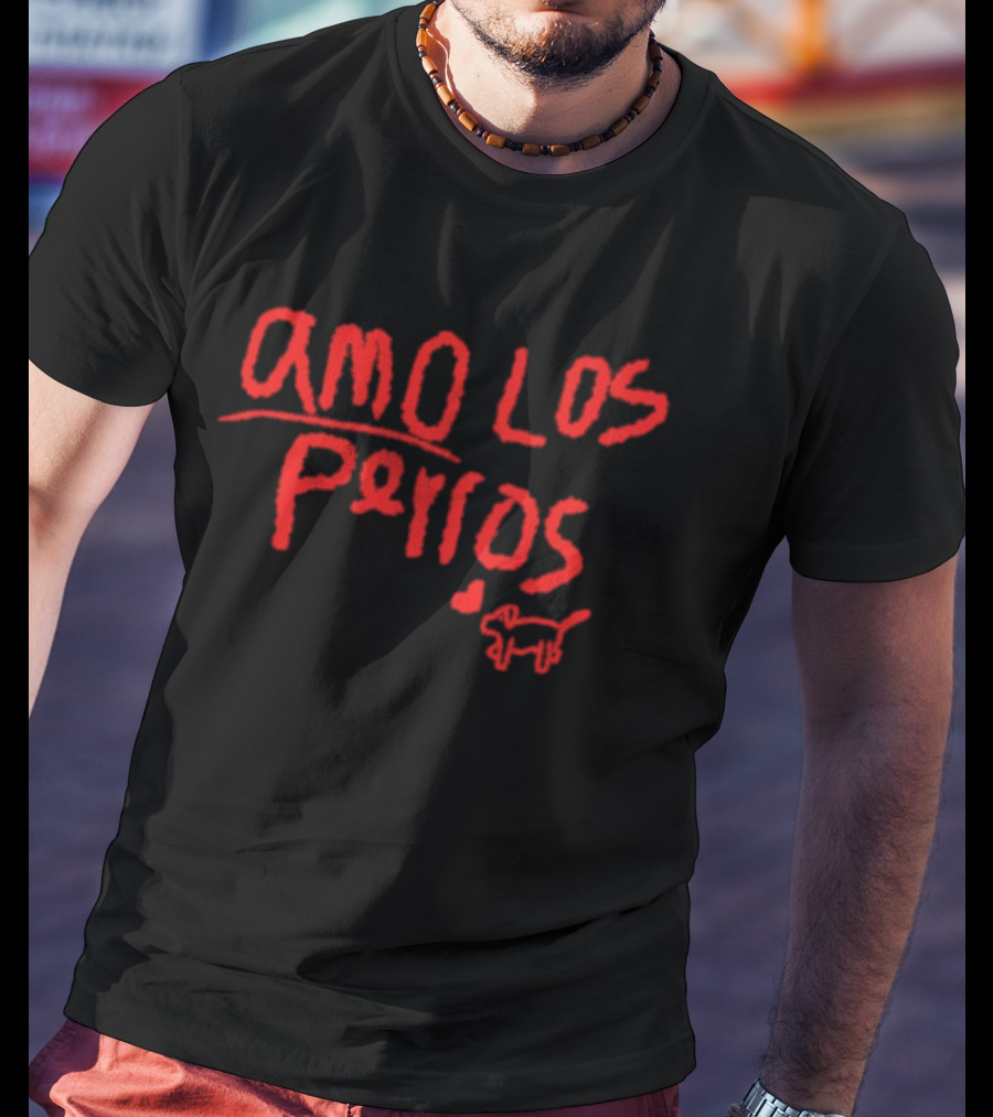 Amo Los Perros Pet Owner Dog Lover Spanish T-Shirt