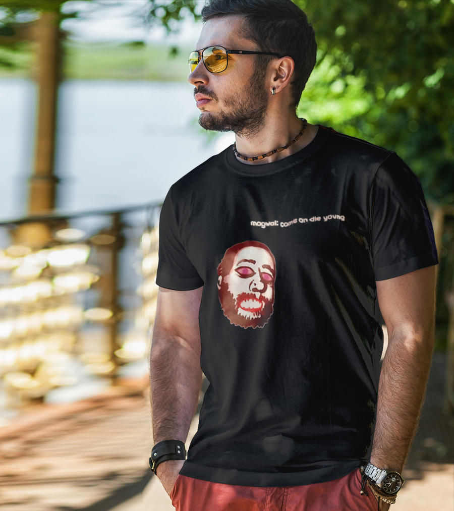 Mogwai Come On Die Young Album Cover Art Face T-Shirt