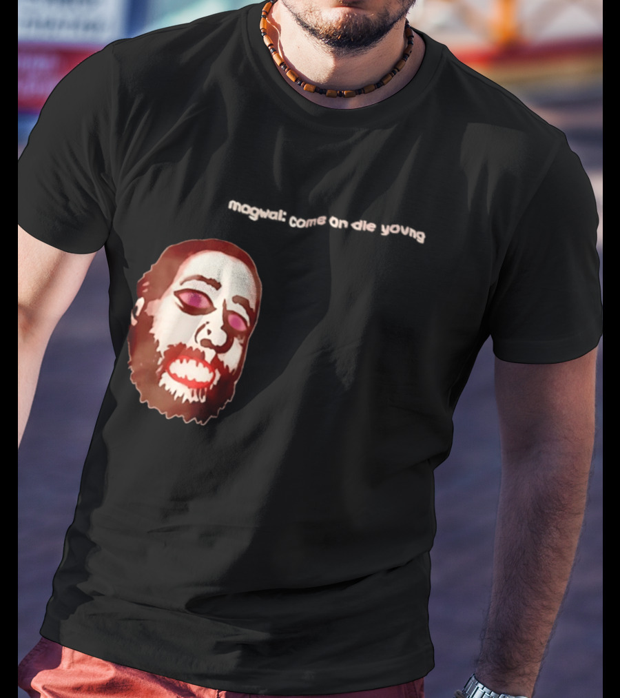 Mogwai Come On Die Young Album Cover Art Face T-Shirt