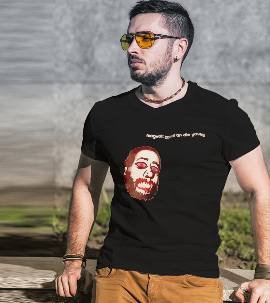Mogwai Come On Die Young Album Cover Art Face T-Shirt
