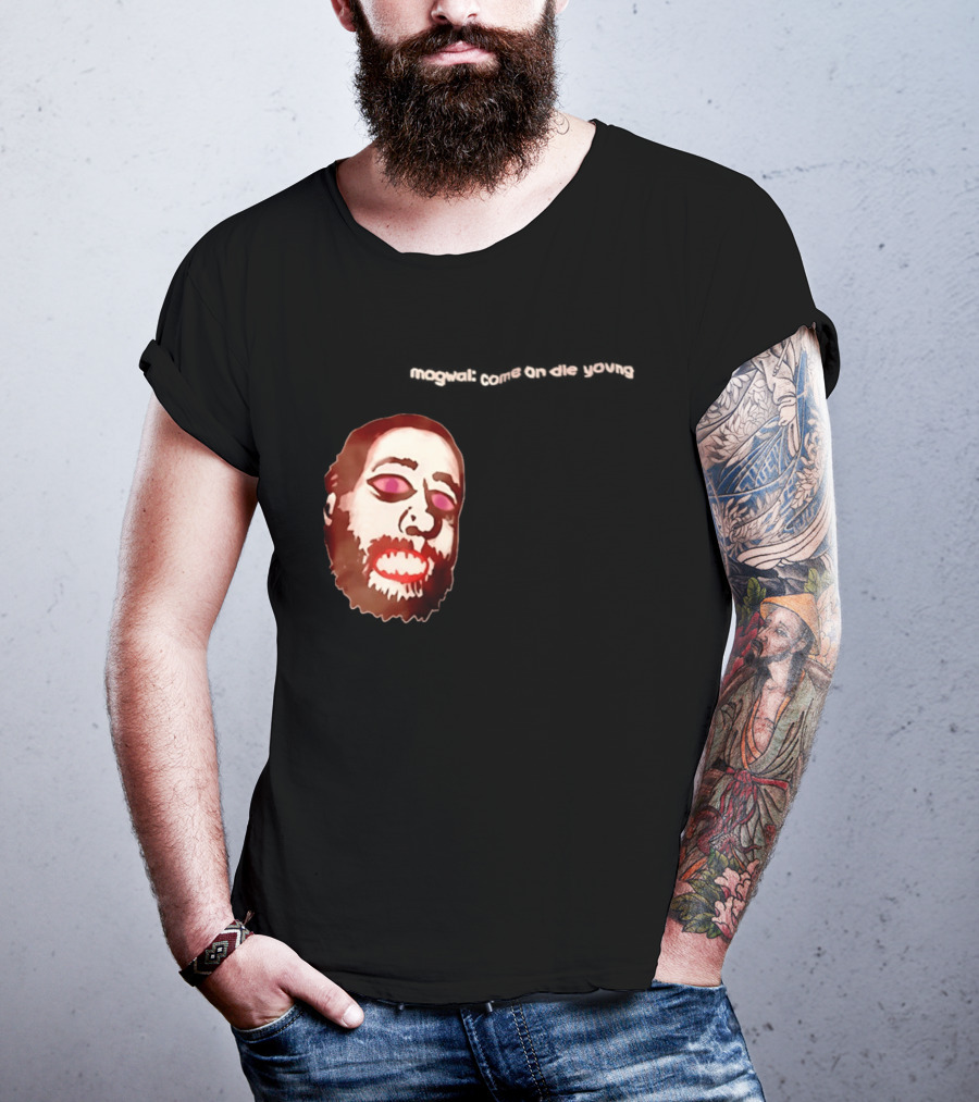 Mogwai Come On Die Young Album Cover Art Face T-Shirt