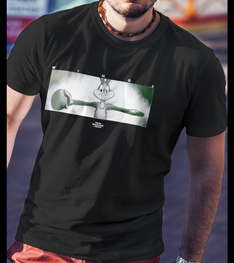 Bugs Bunny Michael Jordan Space Jam Wings Why Hop When You Can Fly T-Shirt