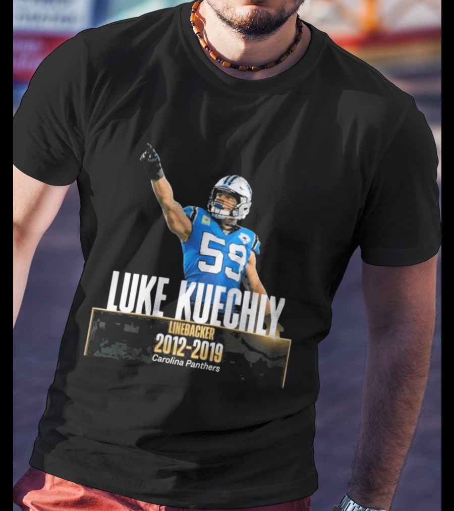 Luke Kuechly Carolina Panthers Linebacker 2012 2019 T-Shirt