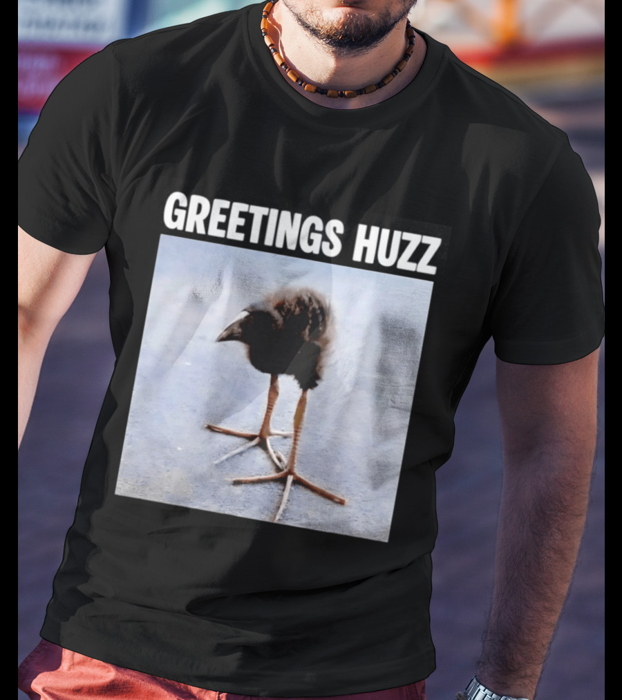 Greetings Huzz Bird Funny Meme Photo T-Shirt