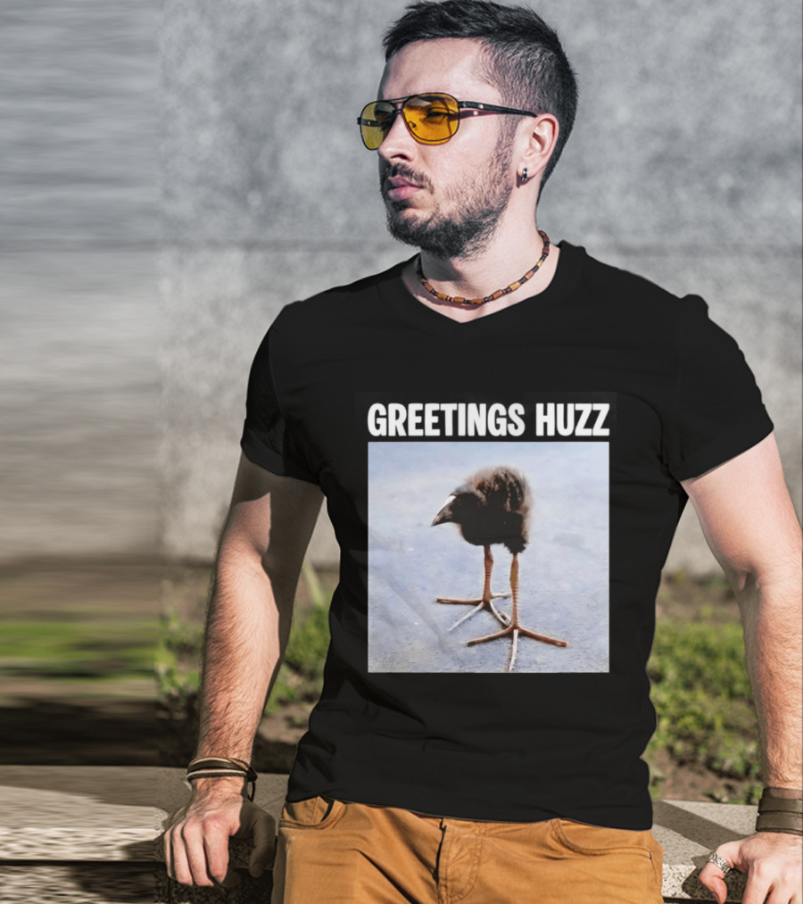 Greetings Huzz Bird Funny Meme Photo T-Shirt