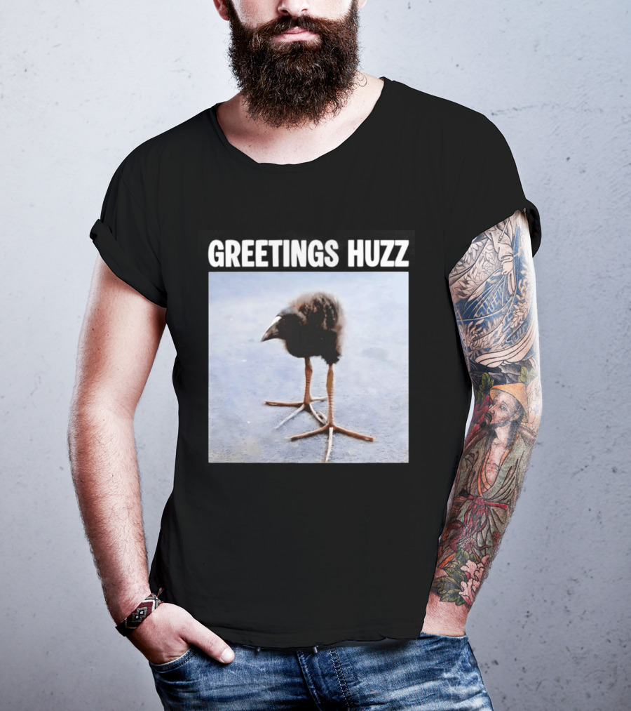 Greetings Huzz Bird Funny Meme Photo T-Shirt