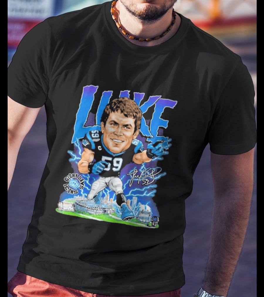 Glory Days Icons Luke 59 Football Legend T-Shirt