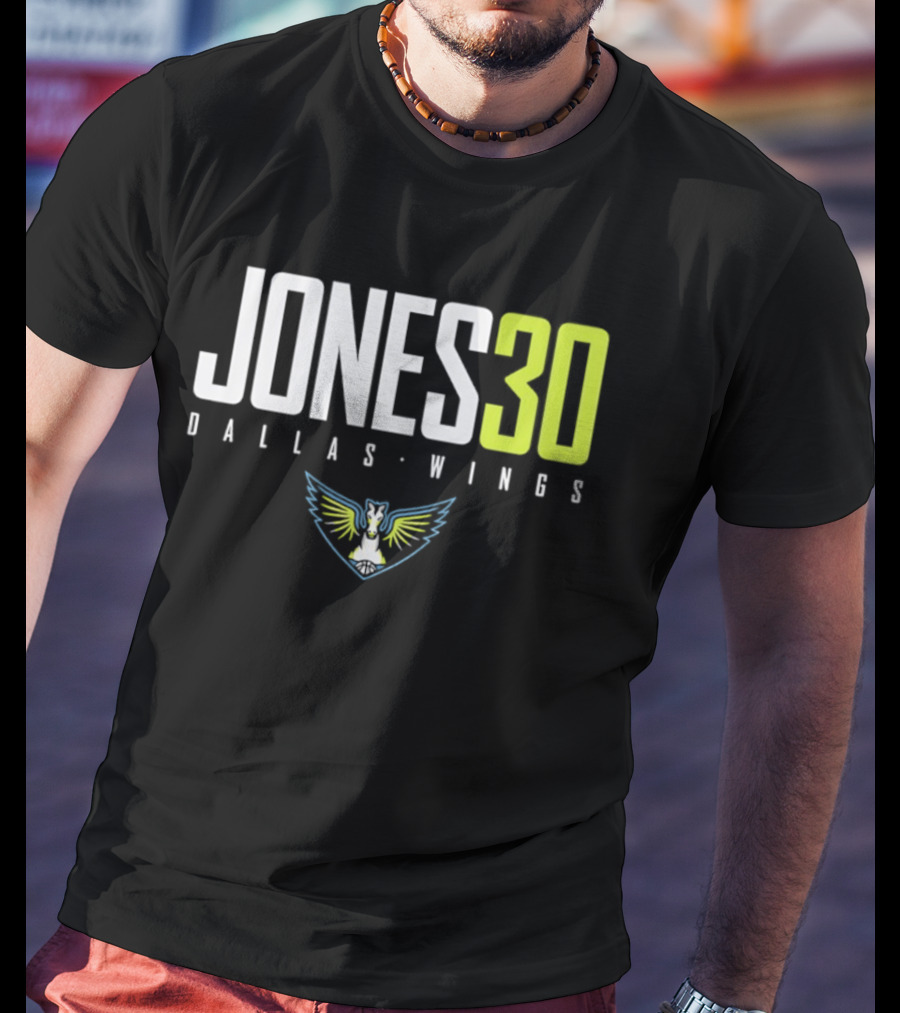 Jones 30 Dallas Wings 2026 WNBA T-Shirt
