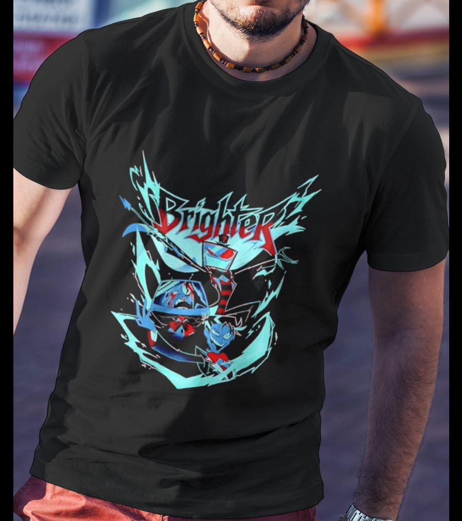Brighter Vox Vincent Blue And Red T-Shirt