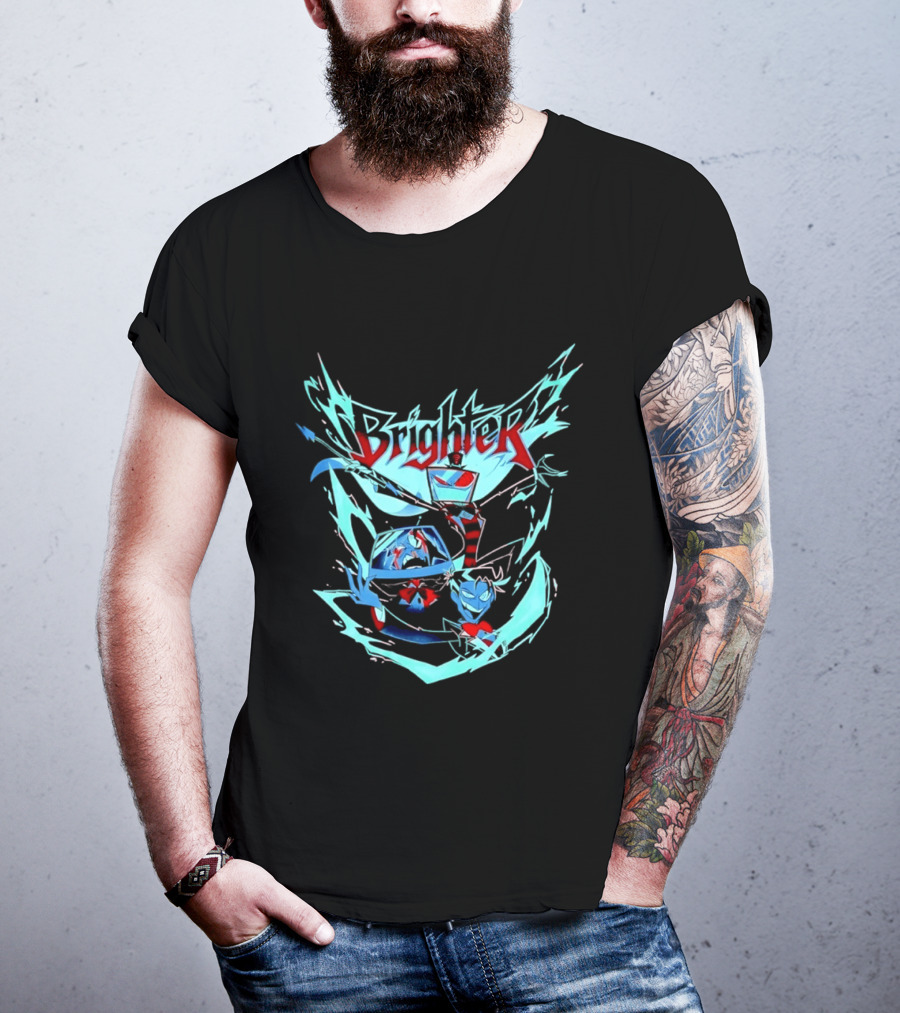 Brighter Vox Vincent Blue And Red T-Shirt