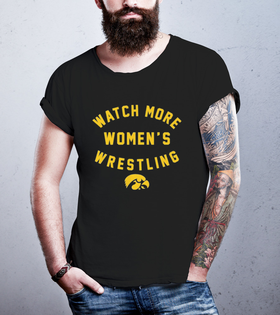 Iowa Hawkeyes More Women's Wrestling Support T-Shirt