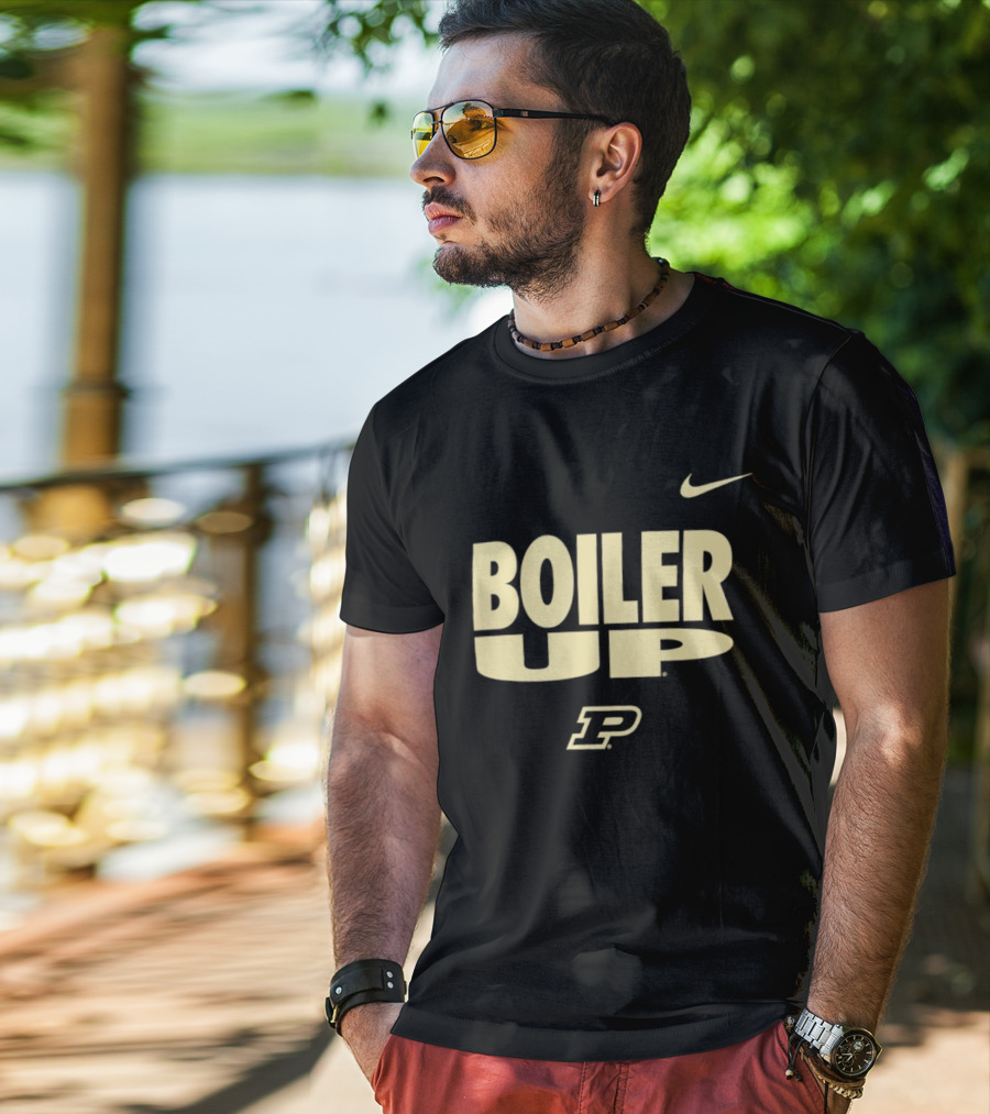 Purdue Boilermakers Boiler Up Nike P T-Shirt