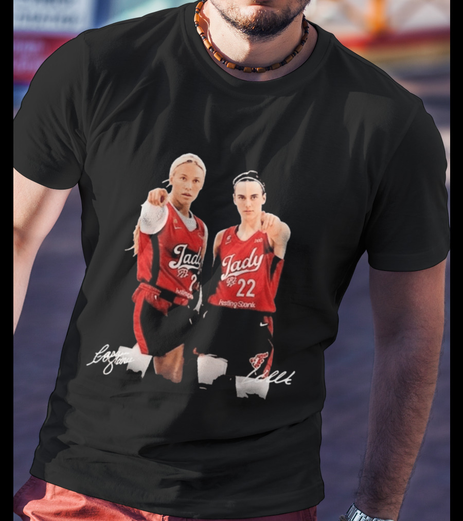 Sophie Cunningham Caitlin Clark Jady 22 Kesting Sterak T-Shirt
