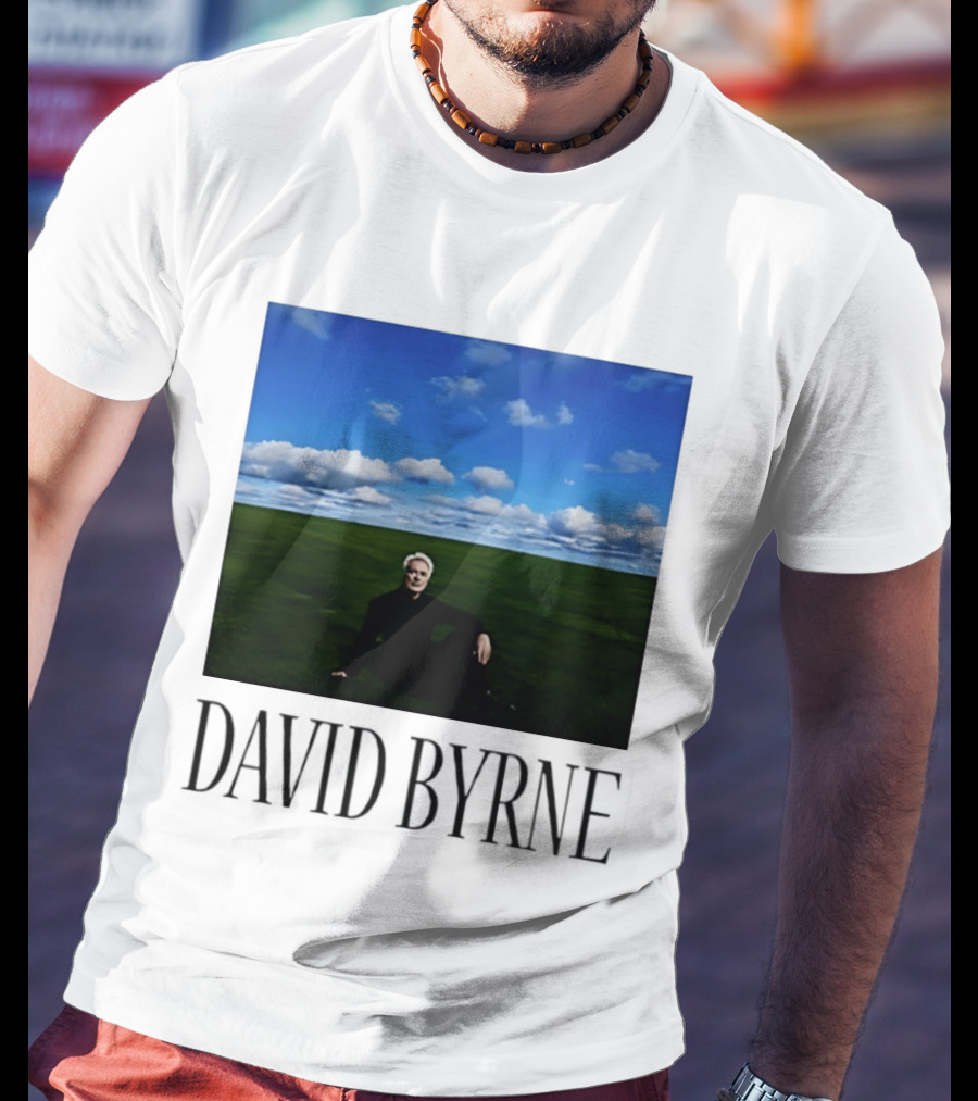 David Byrne Windows Wallpaper Meme T-Shirt