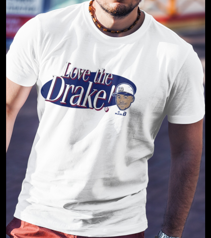 Love The Drake Text With Baseball Cap T-Shirt