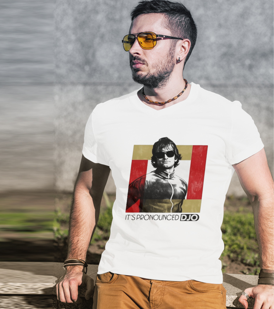 It's Pronounced Djo With Retro Style Sunglasses T-Shirt