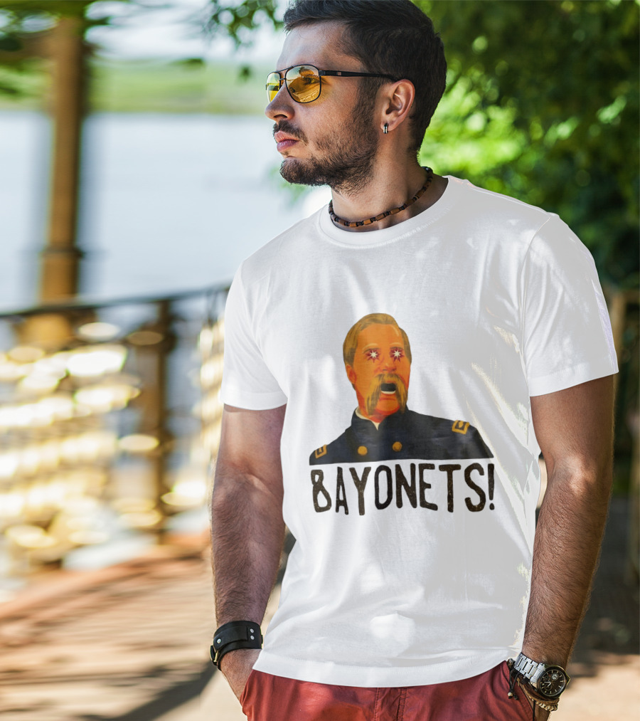 Bayonets Joshua Chamberlain Gettysburg Civil War T-Shirt