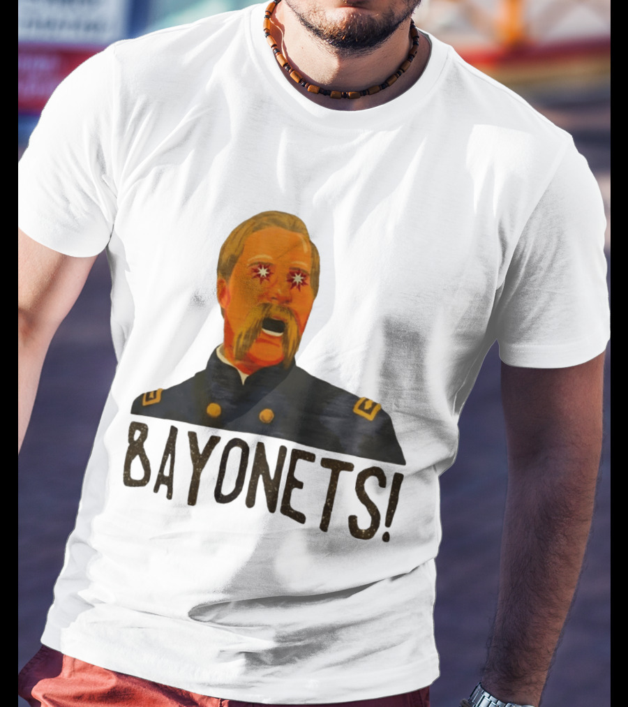 Bayonets Joshua Chamberlain Gettysburg Civil War T-Shirt