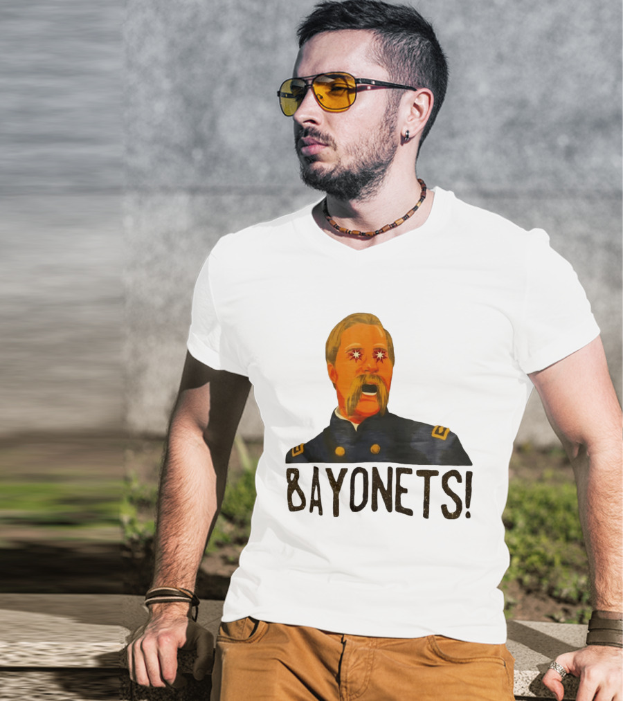 Bayonets Joshua Chamberlain Gettysburg Civil War T-Shirt