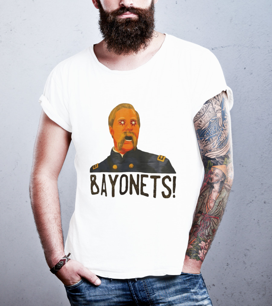 Bayonets Joshua Chamberlain Gettysburg Civil War T-Shirt
