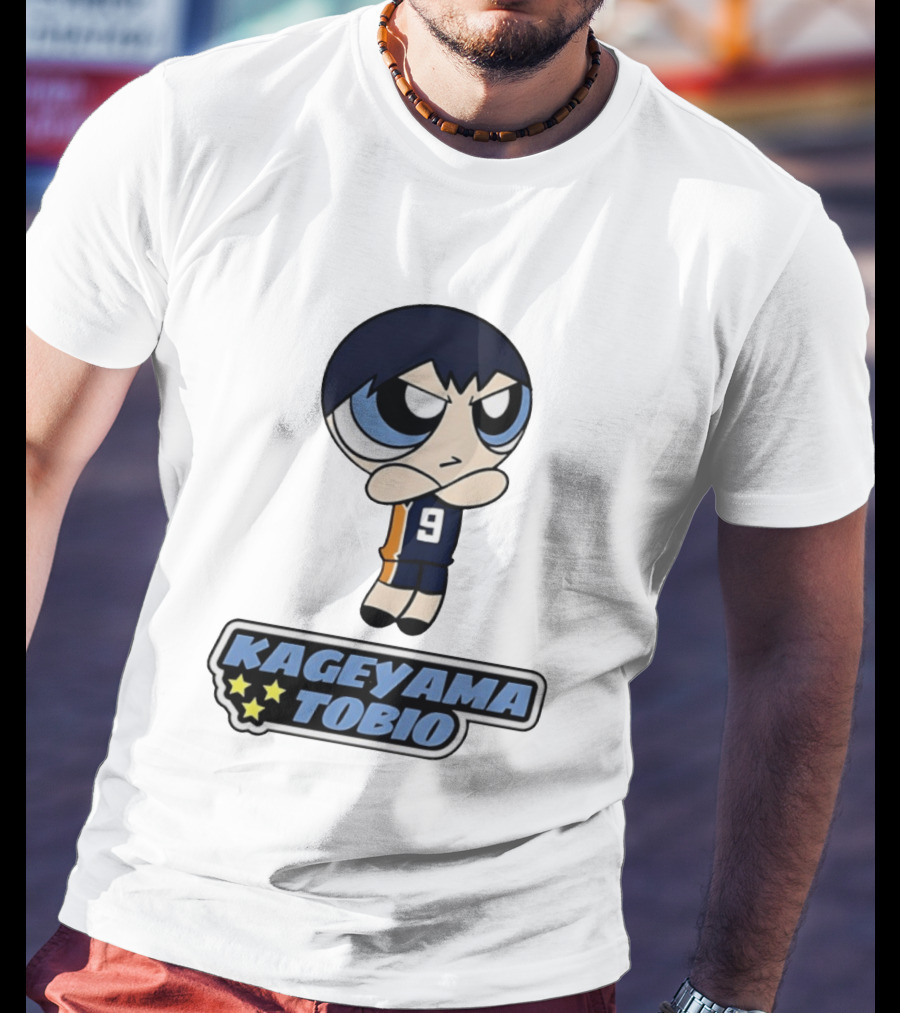 Kageyama Tobio 9 Haikyuu Powerpuff Girls T-Shirt