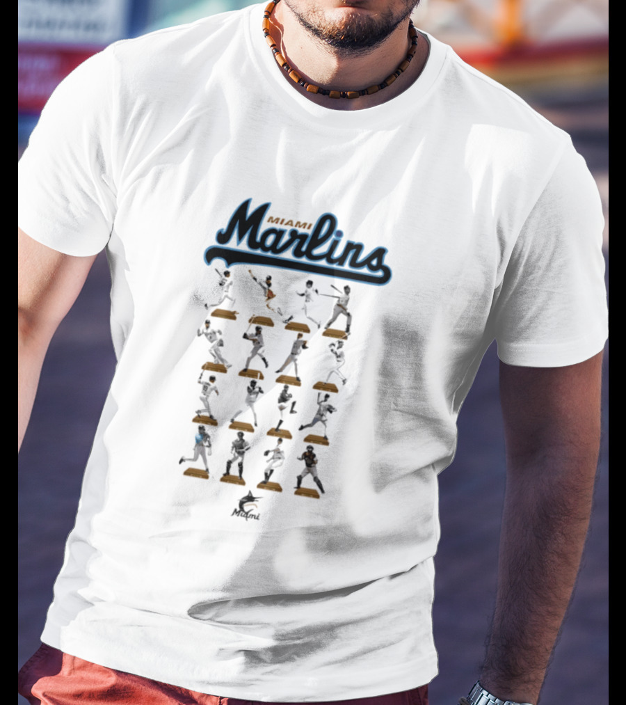 Miami Marlins Baseball Legends Hall Of Fame Moments T-Shirt