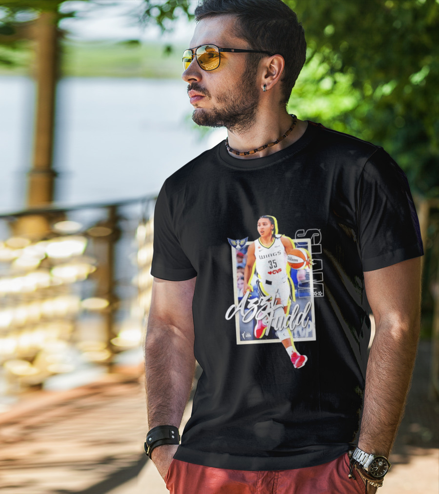 Azzi Fudd Dallas Wings Basketball Slam 262 CVS Wilson T-Shirt