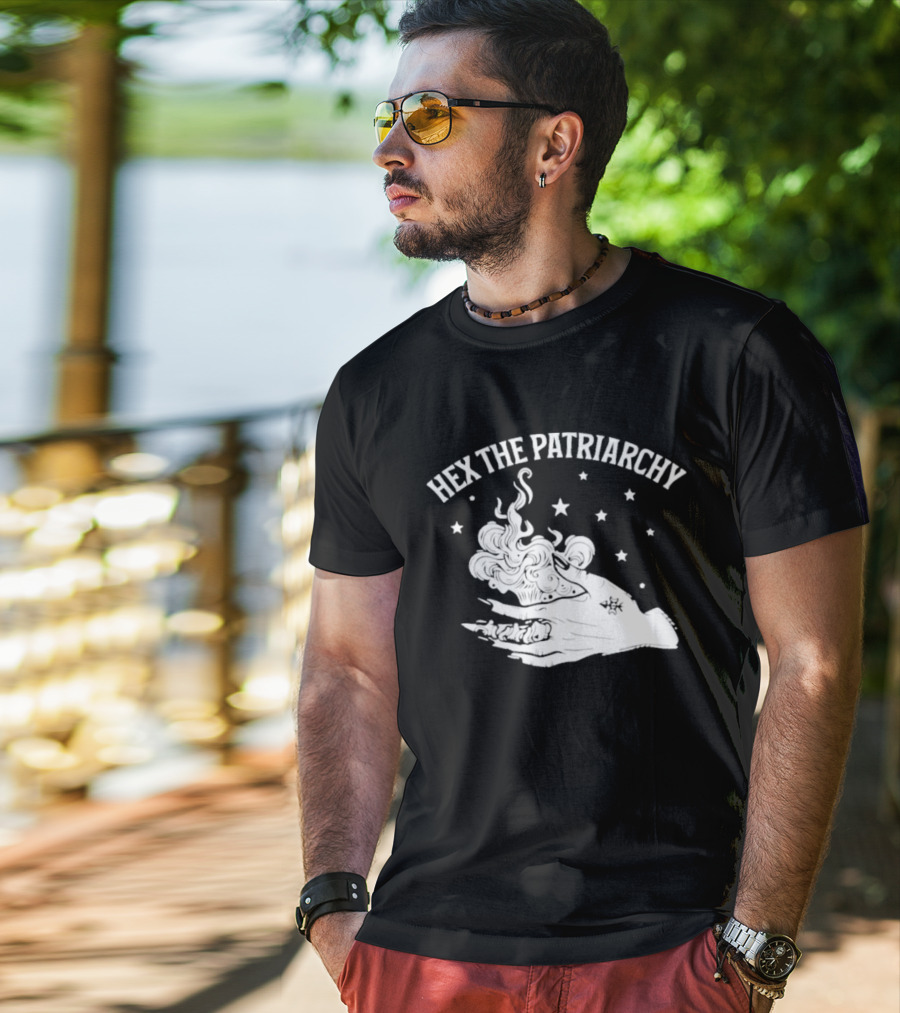 Hex The Patriarchy Mystical Hand Stars T-Shirt
