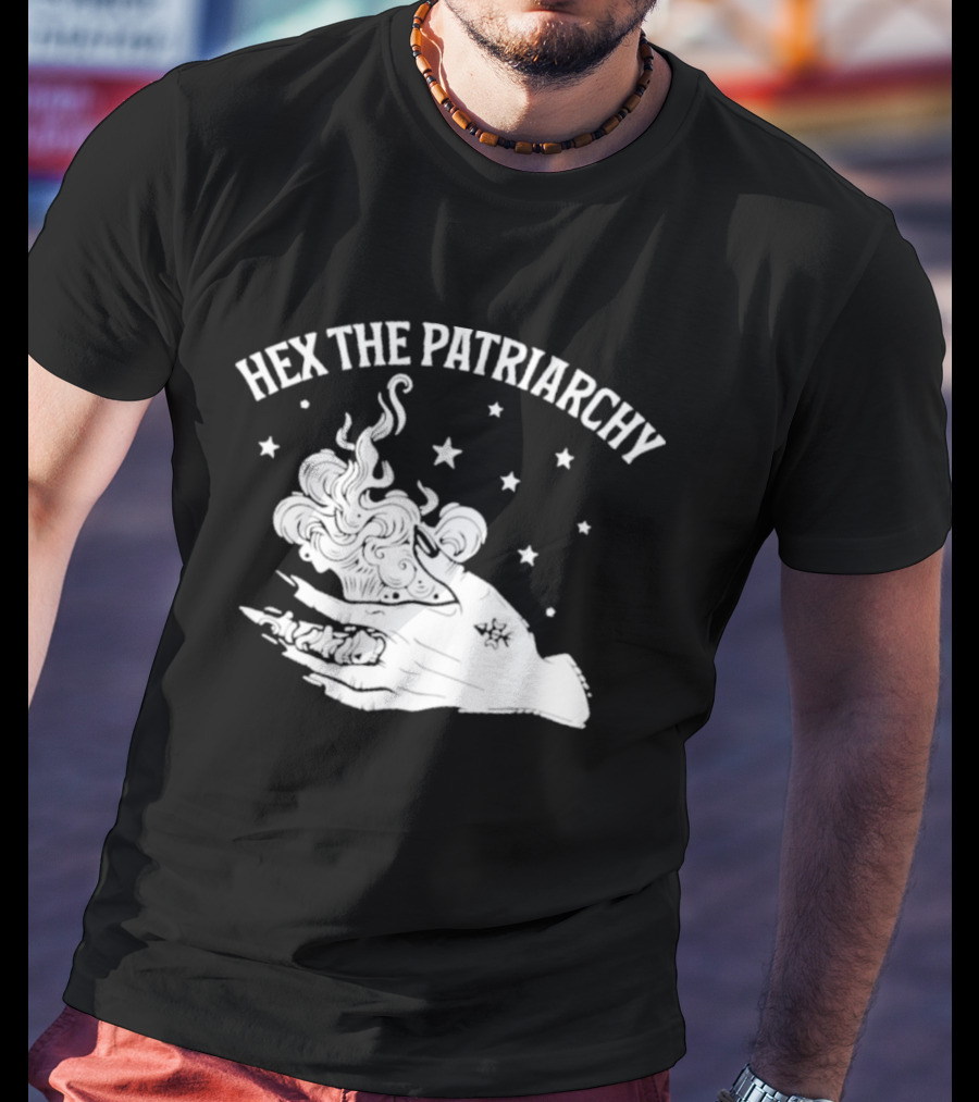 Hex The Patriarchy Mystical Hand Stars T-Shirt