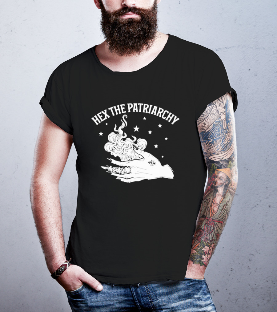 Hex The Patriarchy Mystical Hand Stars T-Shirt