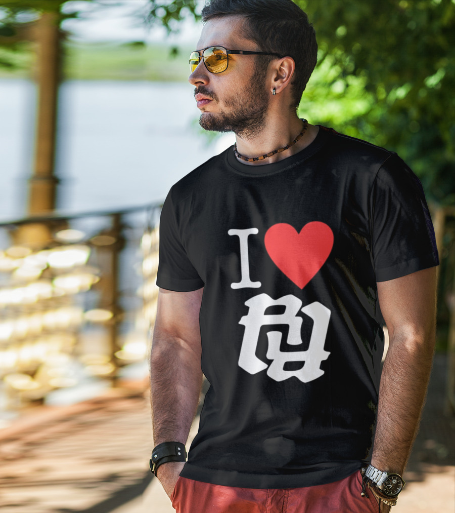 I Heart RR White T-Shirt
