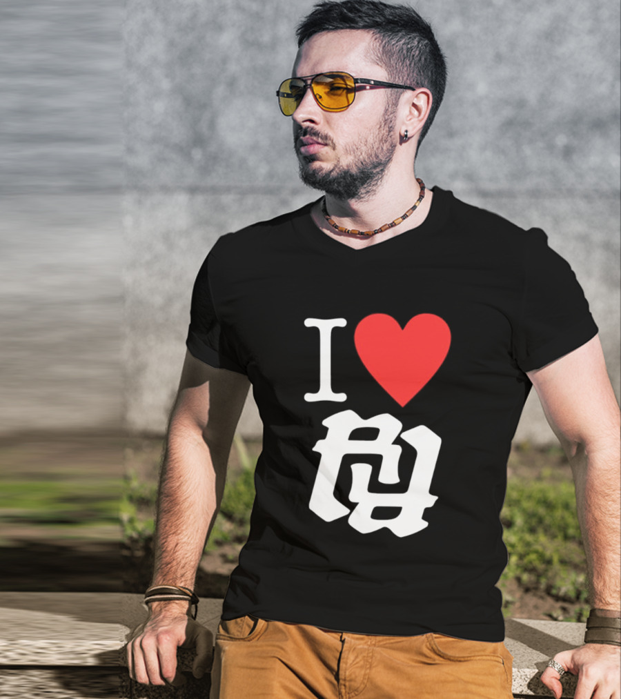 I Heart RR White T-Shirt