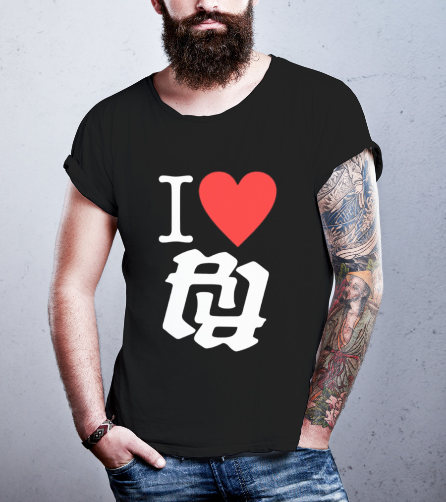 I Heart RR White T-Shirt