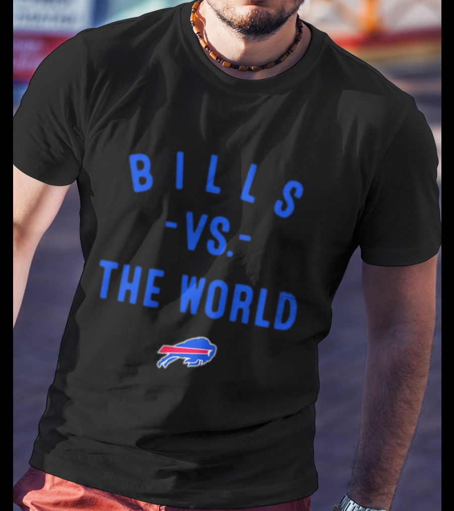 Buffalo Bills Vs The World 2026 Season NFL Team Battle T-Shirt