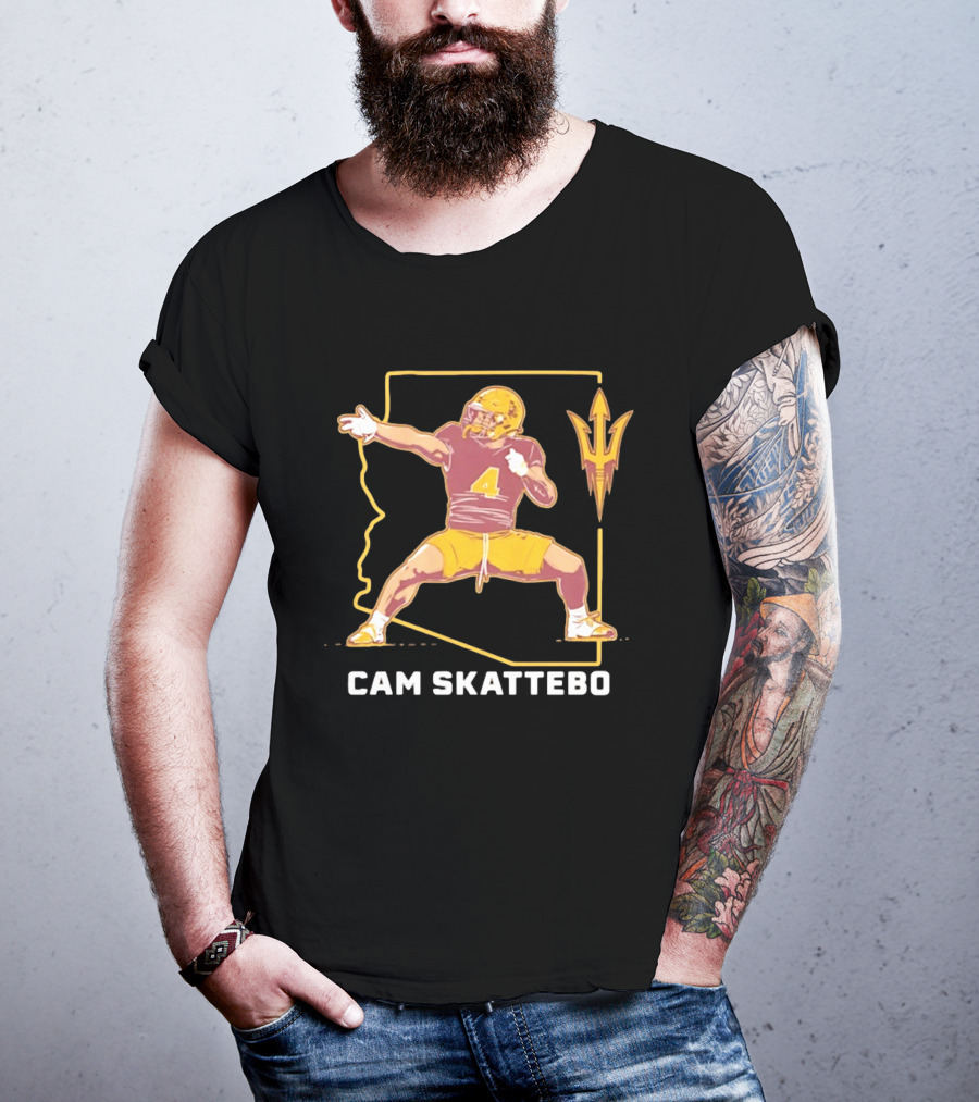 Cam Skattebo ASU Football Arizona State Sun Devils Star 2026 T-Shirt