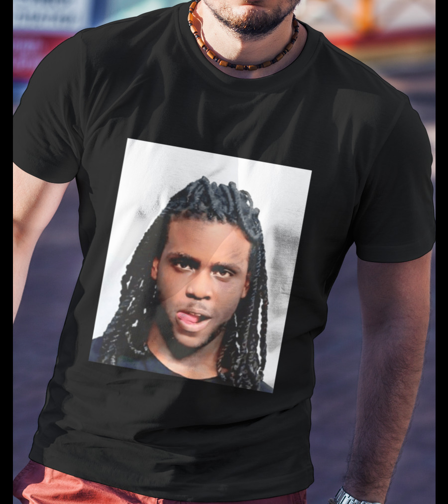 Chief Keef Shot Photo Dreadlocks Tongue Out T-Shirt