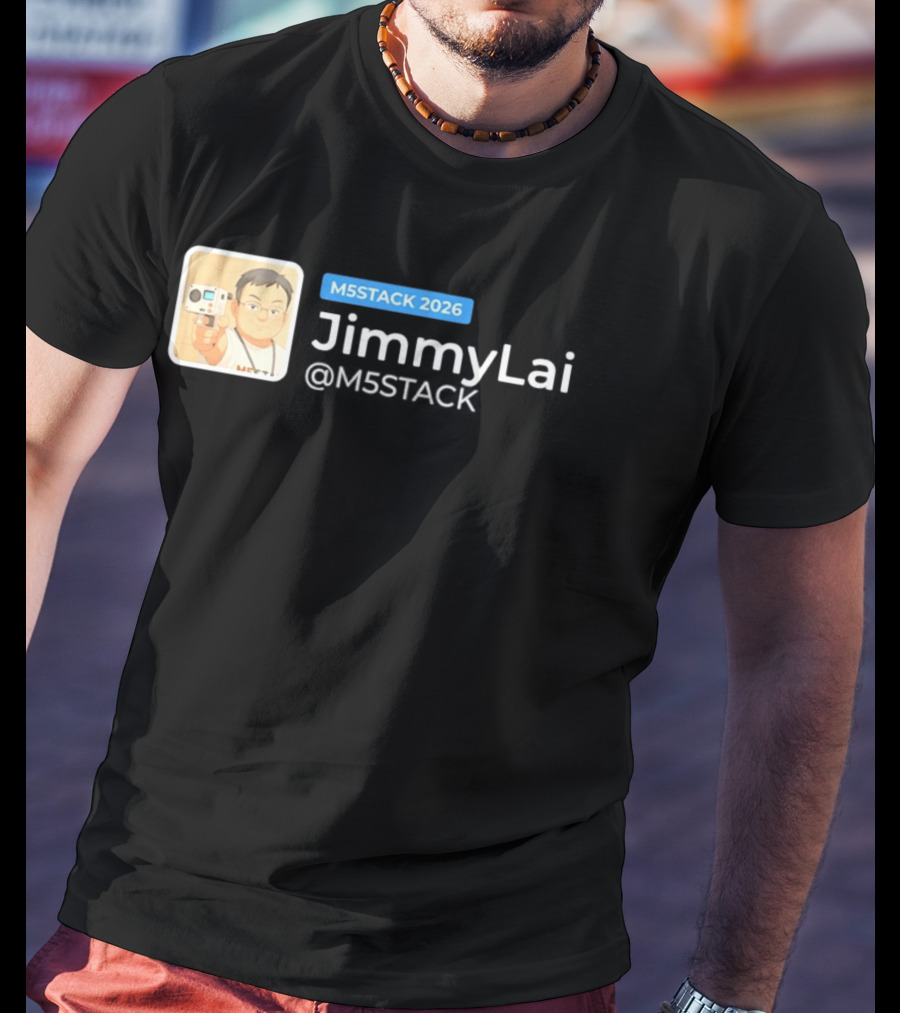 M5STACK 2026 Jimmy Lai M5Stack T-Shirt