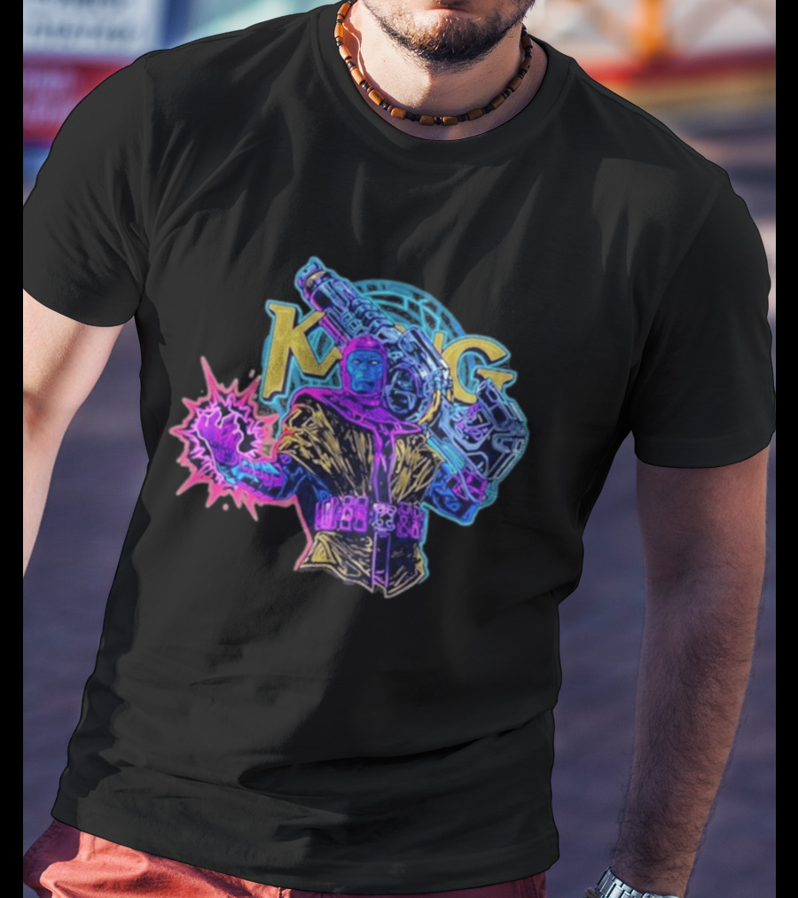 Kang The Conqueror Cinematic King Power Burst T-Shirt