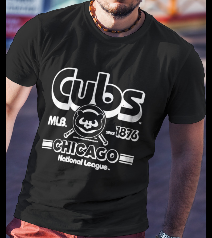 Cubs Chicago MLB National League Since 1876 T-Shirt