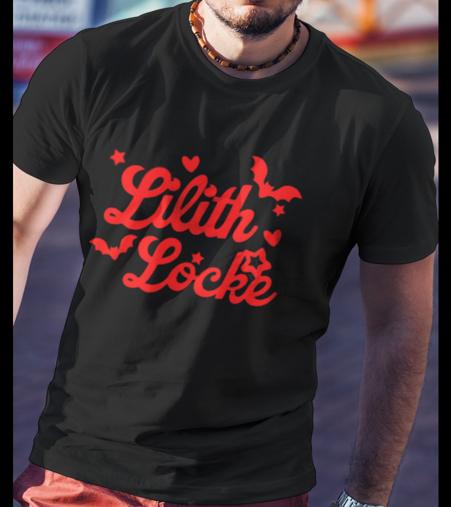 Lilith Locke Hearts And Stars With Bats T-Shirt