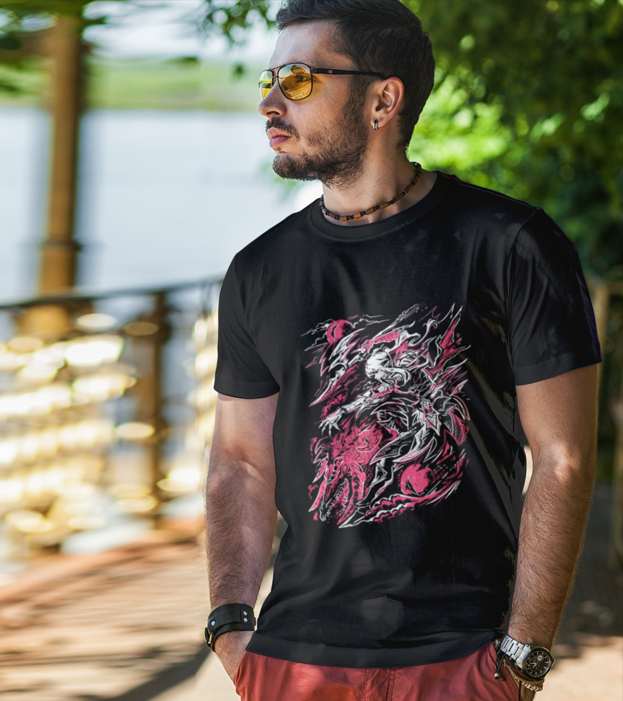 Dragon's Chosen Final Fantasy XIV Abstract Fantasy T-Shirt
