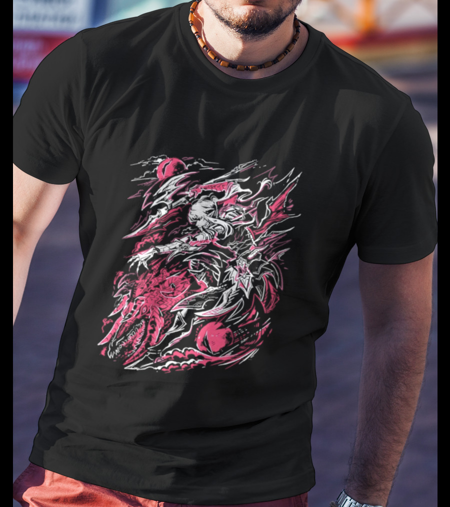 Dragon's Chosen Final Fantasy XIV Abstract Fantasy T-Shirt