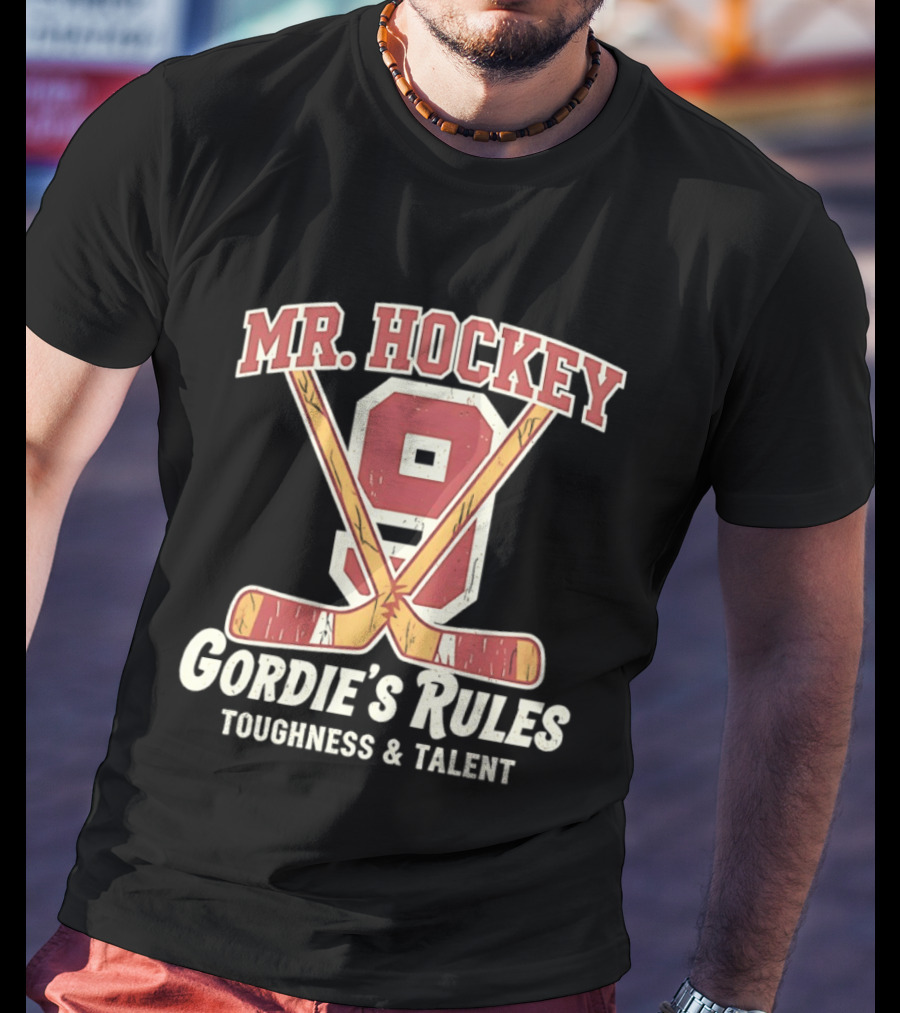 Mr Hockey Gordie's Rules Toughness Talent 9 T-Shirt
