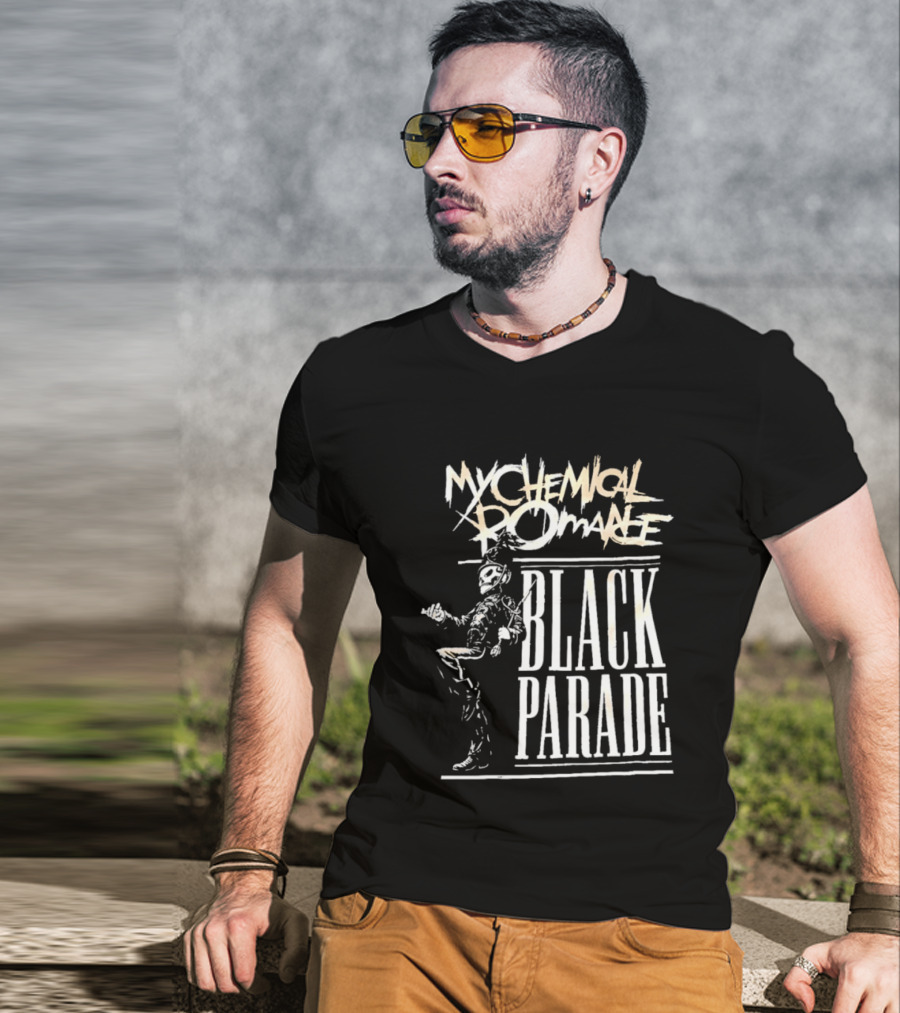 My Chemical Romance Black Parade Skeleton Marching Band T-Shirt